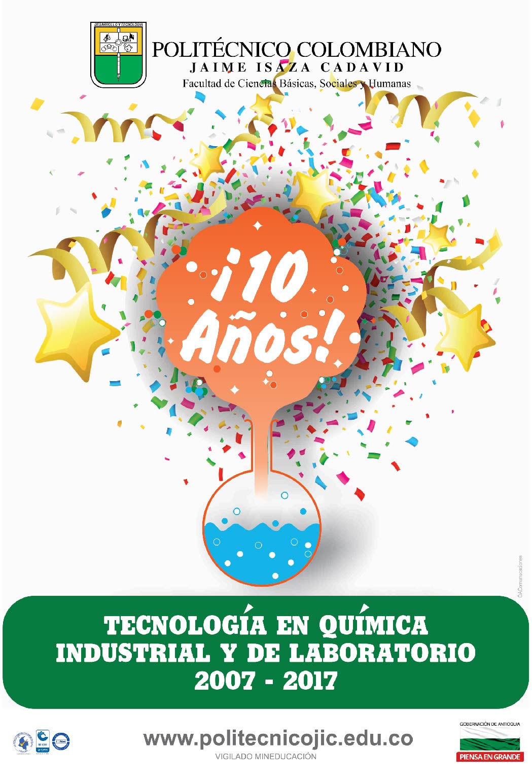 Conmemoración 10 años del programa Tecnología Química Industrial y de Laboratorio