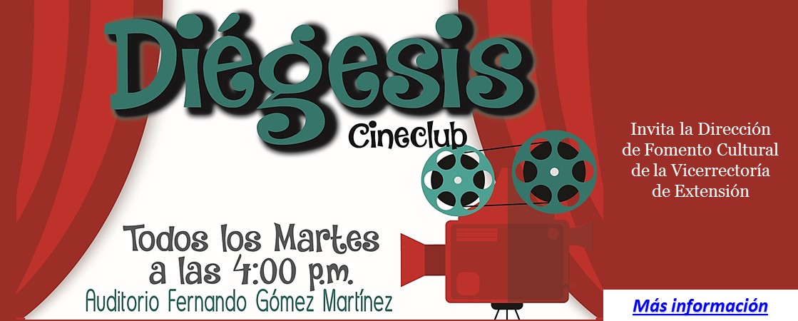 Programación de mayo del Cine Club Diégesis