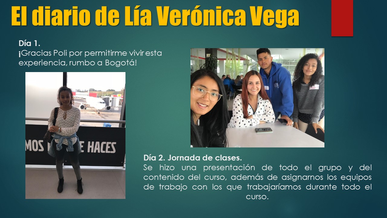 Diario de movilidad de Lia Veronica Vega