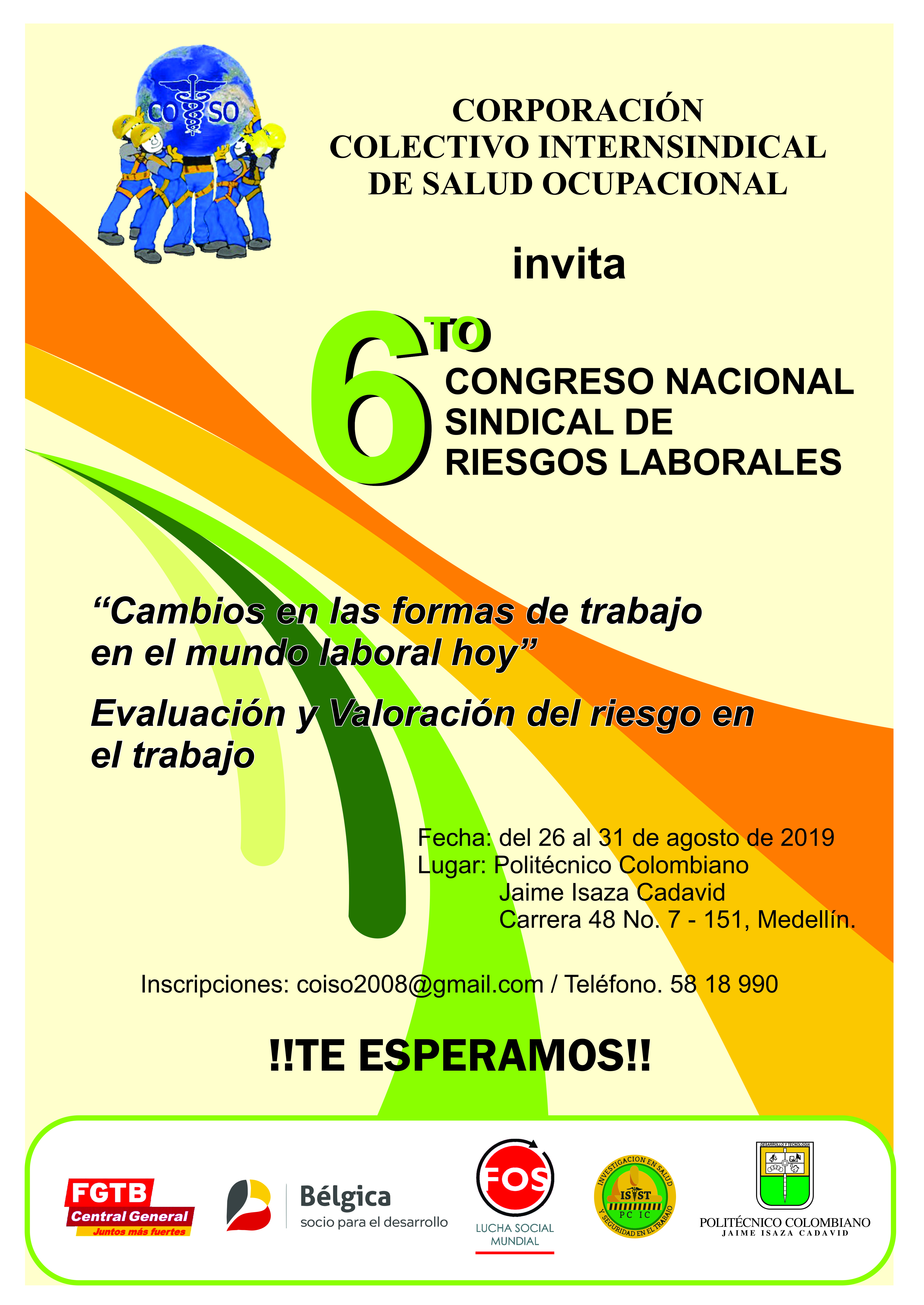 6° Congreso Nacional Sindical de Riesgos Laborales