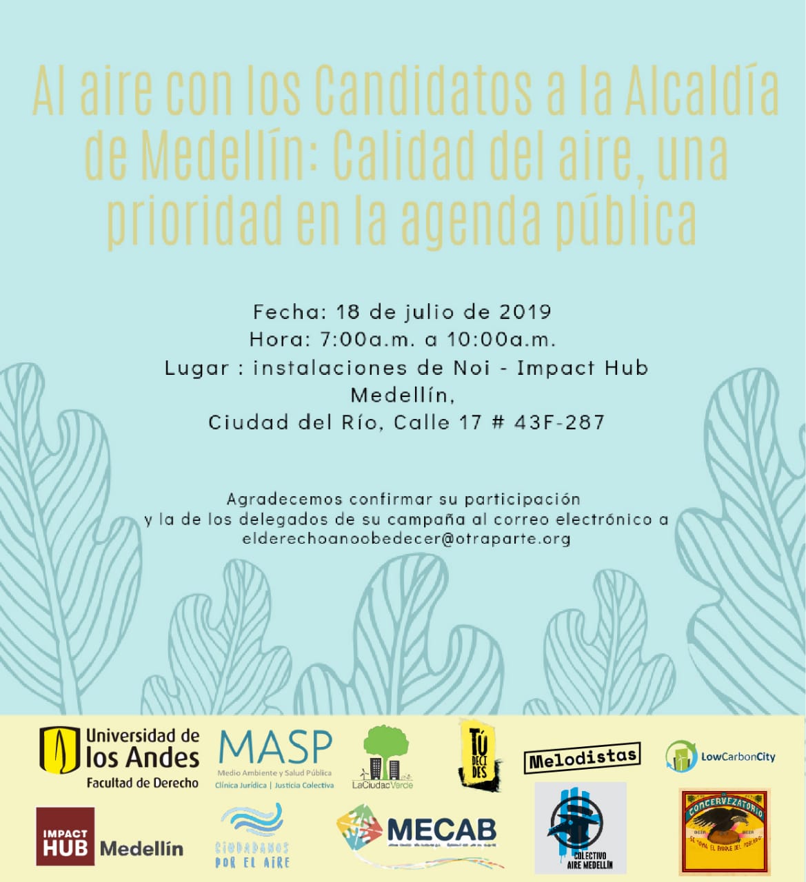 Al aire con los candidatos a la Alcaldía de Medellín