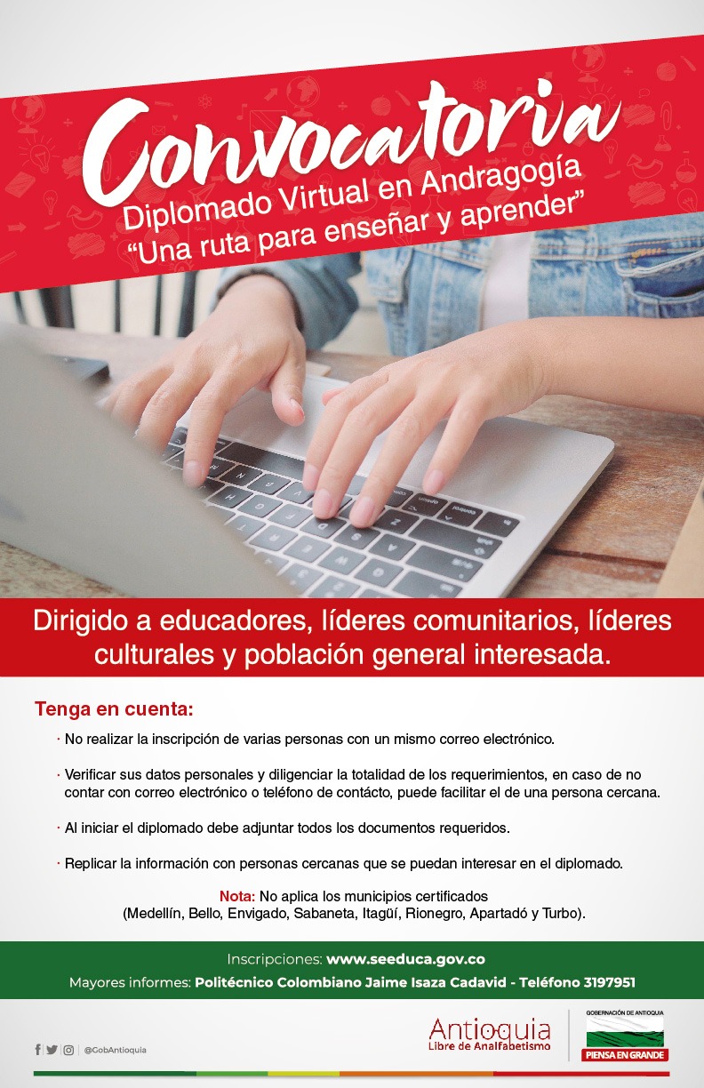 Diplomado Virtual en Andragogía