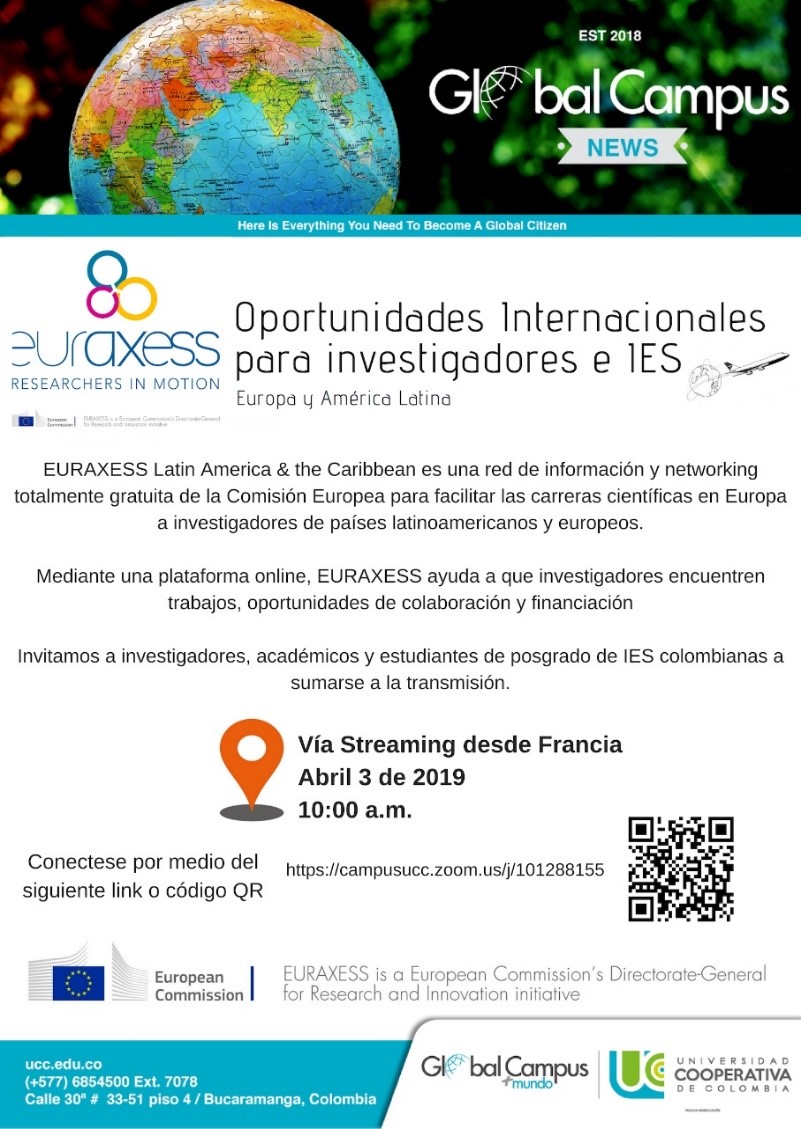 Oportunidades Internacionales para investigadores e IES