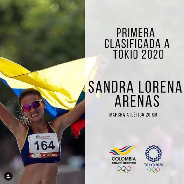 Lorena Arenas, presente en los Juegos Olímpicos 2020