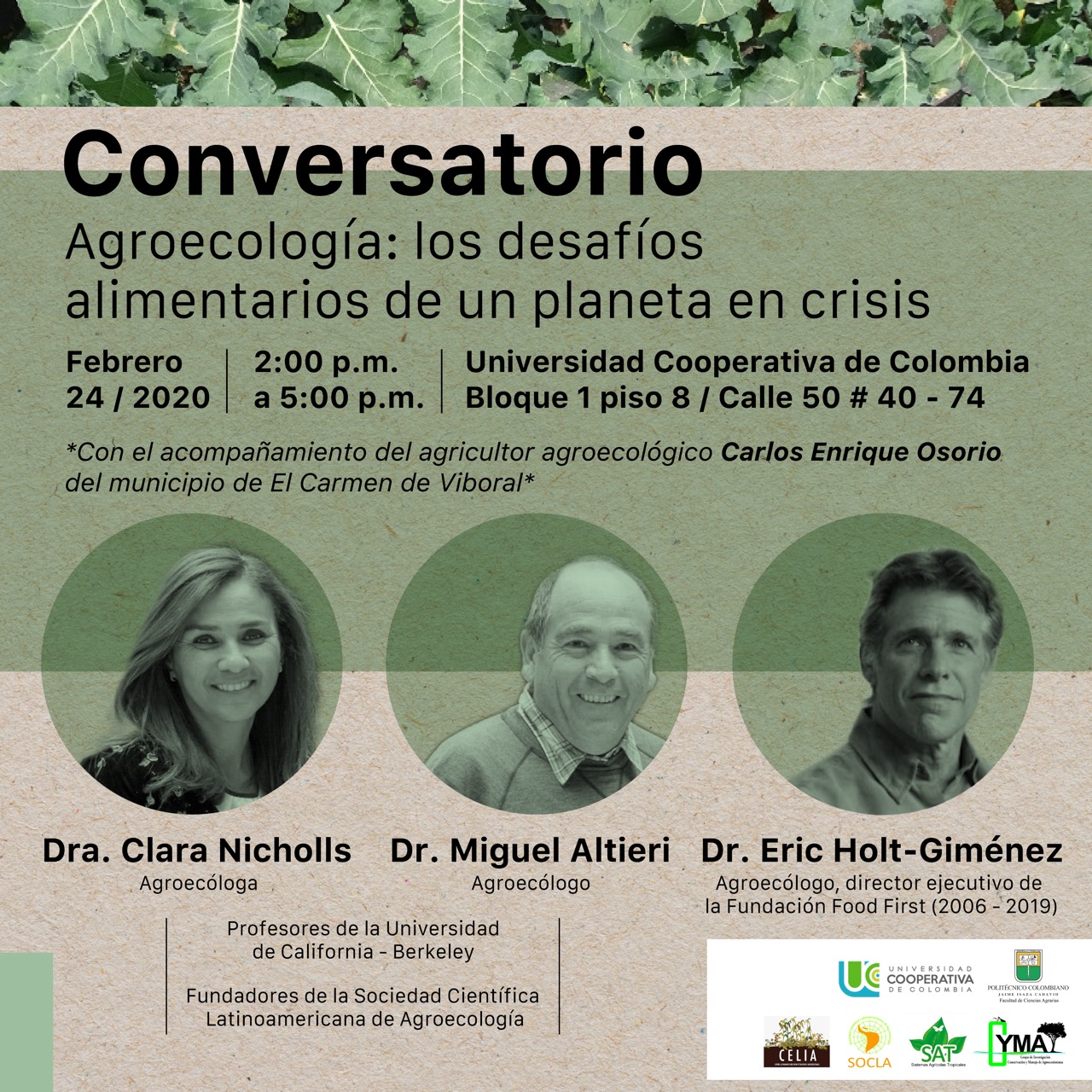 Conversatorio Agroecología: Los desafíos alimentarios de un planeta en crisis