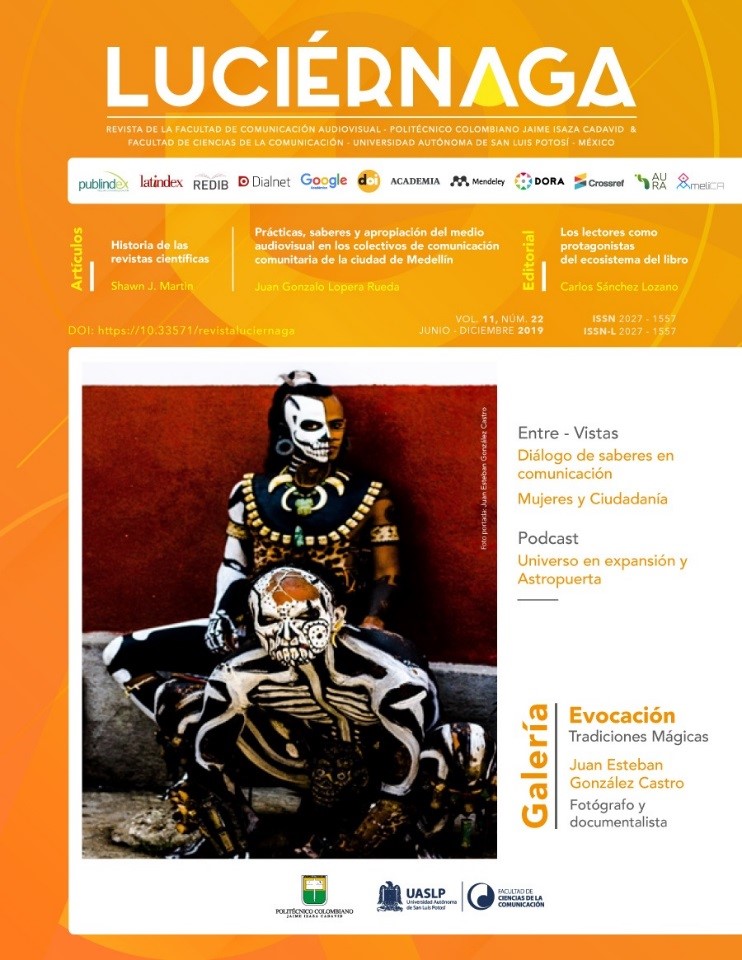 Edición No 22 de la revista Luciérnaga Facultad de Comunicación Audiovisual