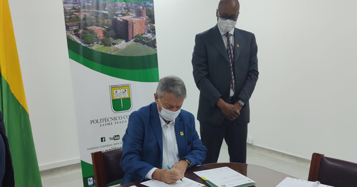 El Politécnico Colombiano Jaime Isaza Cadavid firmó convenio de cooperación con la República de Haití