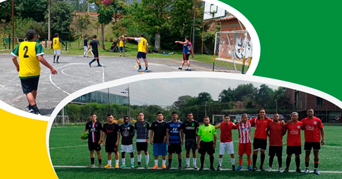 Iniciaron los torneos internos de fútbol 8 y fútbol de salón, en la Sede Medellín y el Centro Regional Oriente - Rionegro