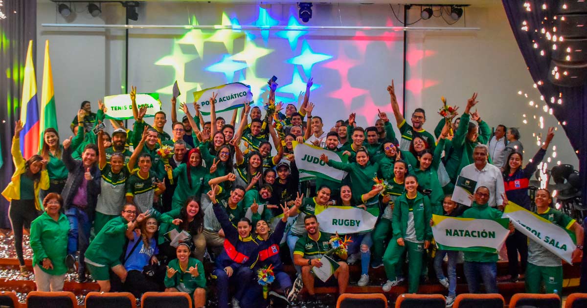 El Poli recibió como héroes a los deportistas que participaron en los Juegos Universitarios Nacionales Cali 2022