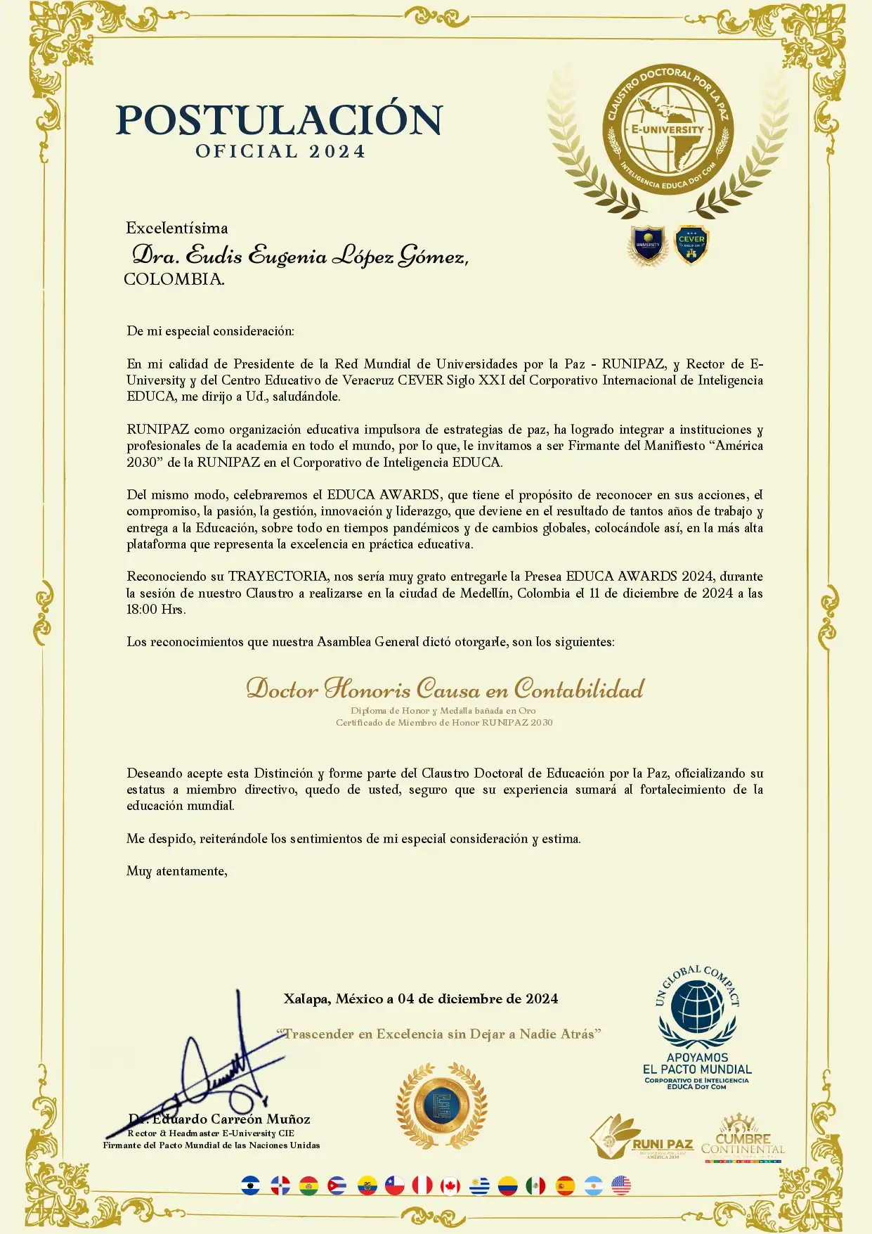 Diploma Decana Eudis