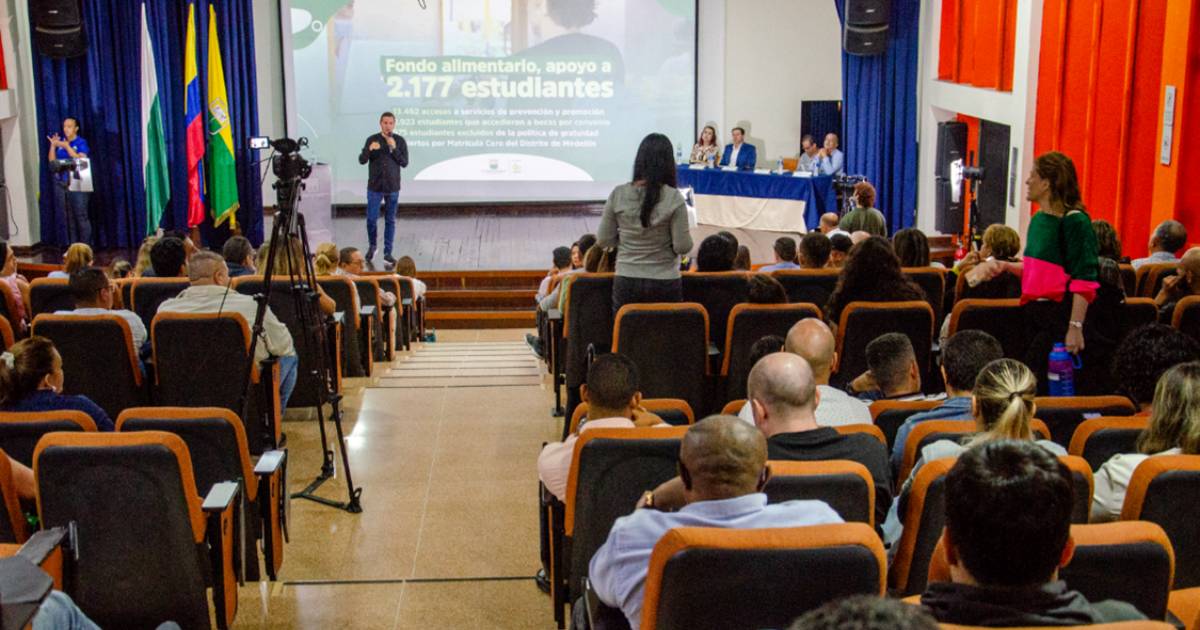 Rector en la Rendición de Cuentas 2023
