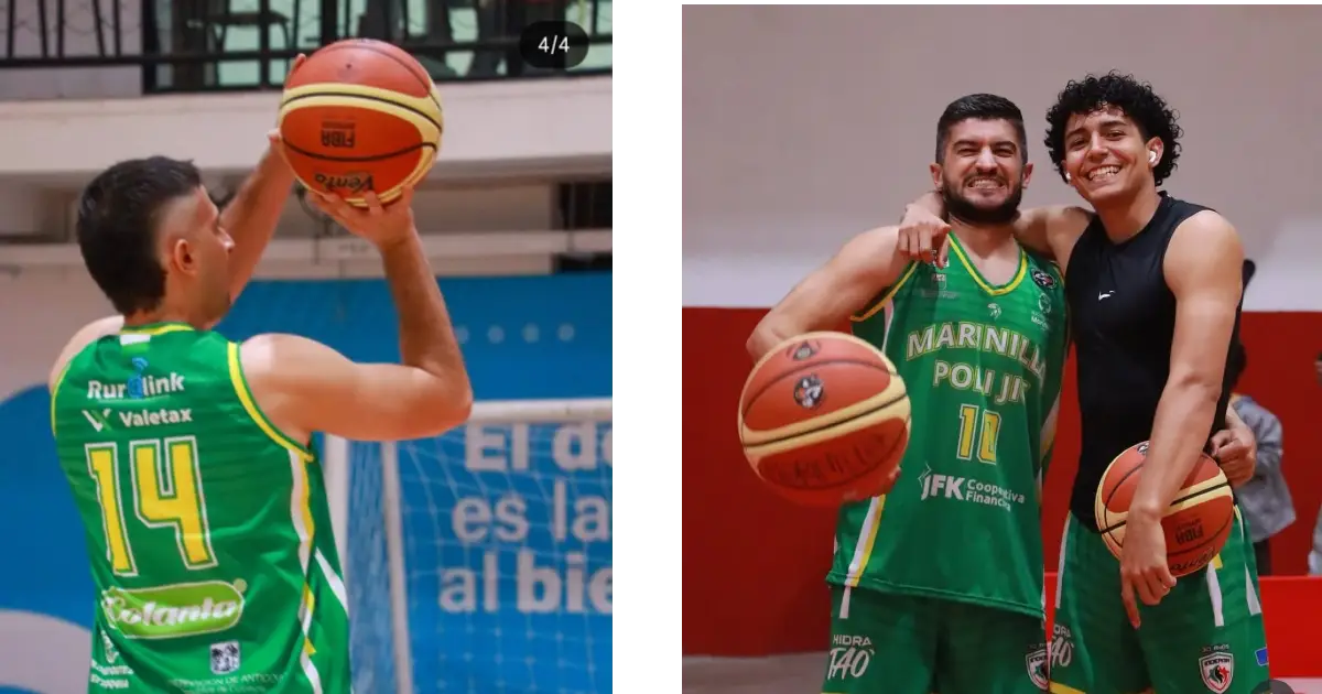 Jugadores del equipo de Baloncesto del Poli