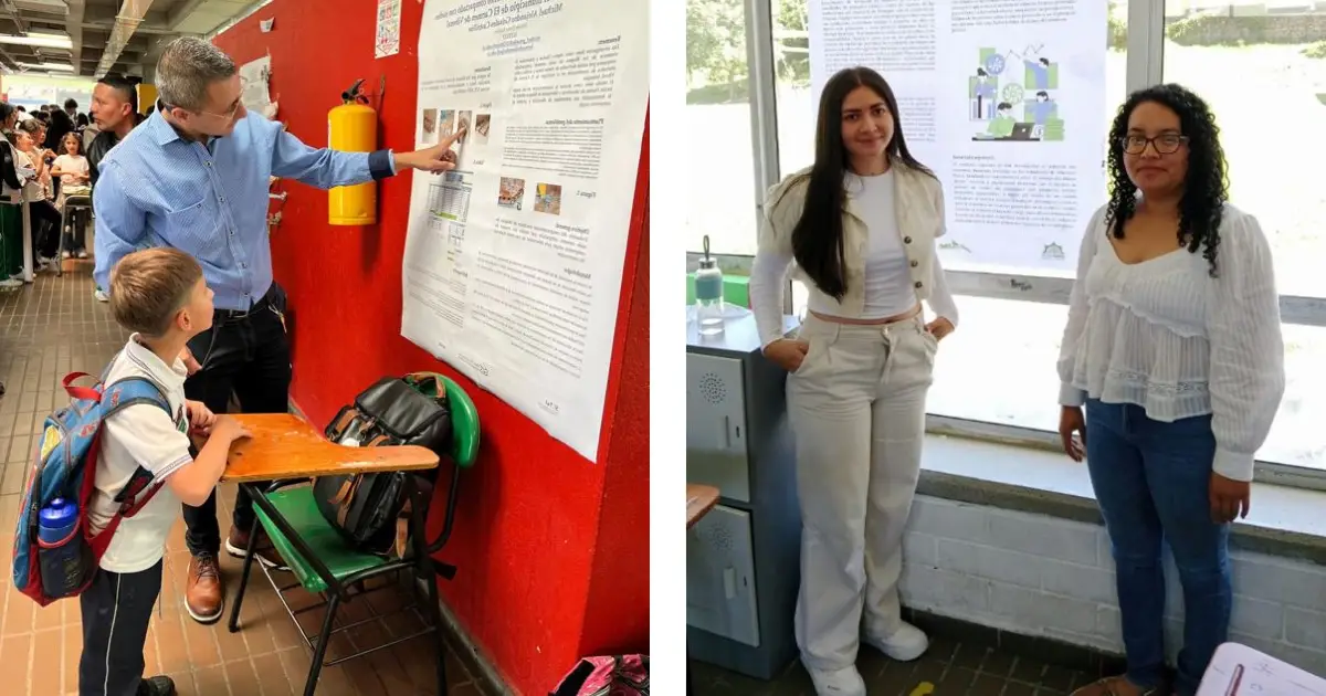 Presentando proyectos en el encuentro de semilleros