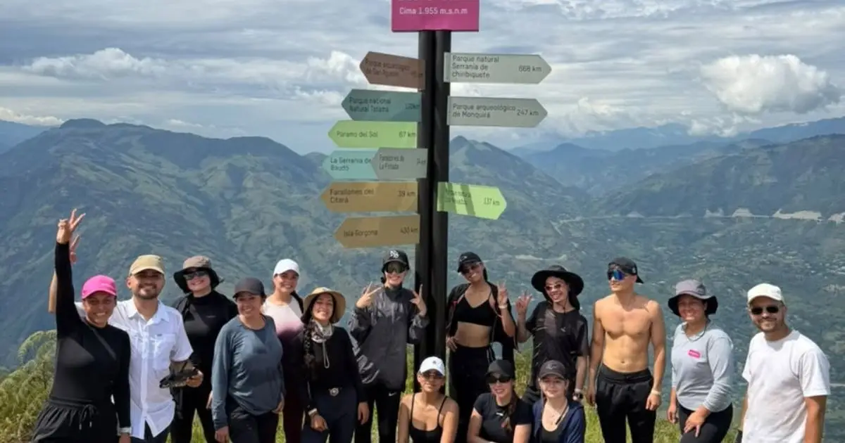 El Cerro Tusa fue escenario de aprendizaje para los estudiantes de Gestión Turística