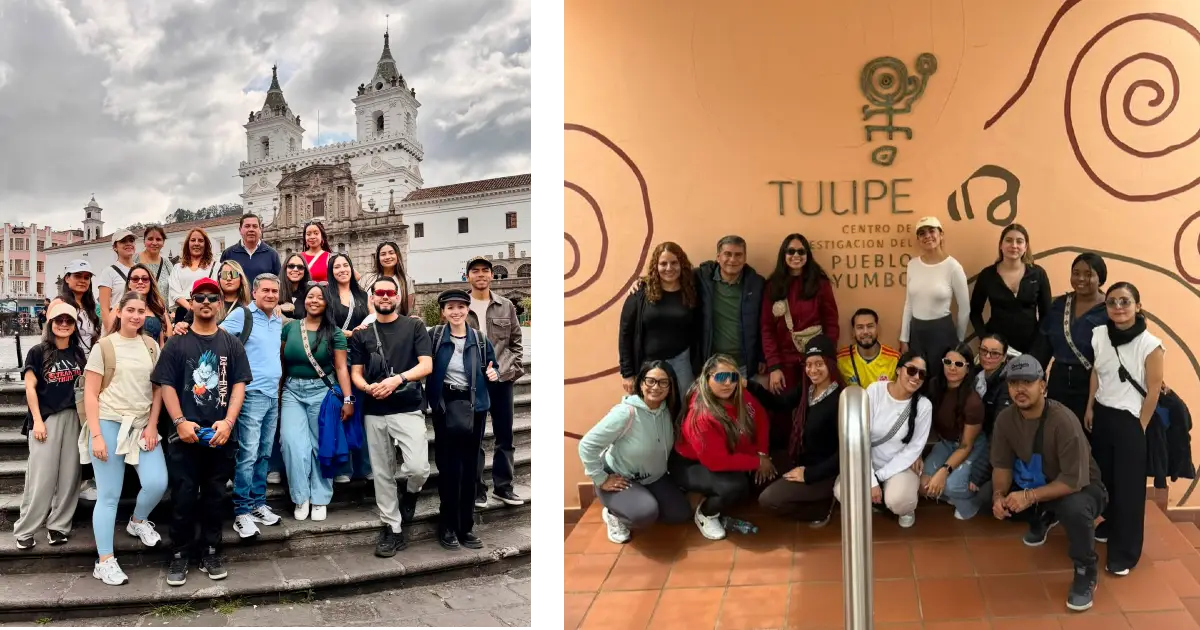 Movilidad académica internacional: Estudiantes de la Facultad de Ingeniería culminan con éxito pasantía en Ecuador