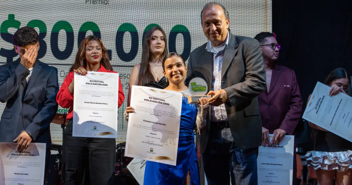 Premiación Policanción 2026