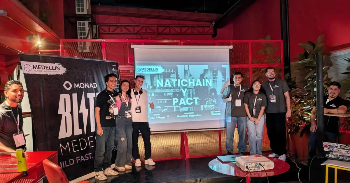 Tres equipos del Poli sobresalieron en la hackathon Monad Blitz Medellín V2